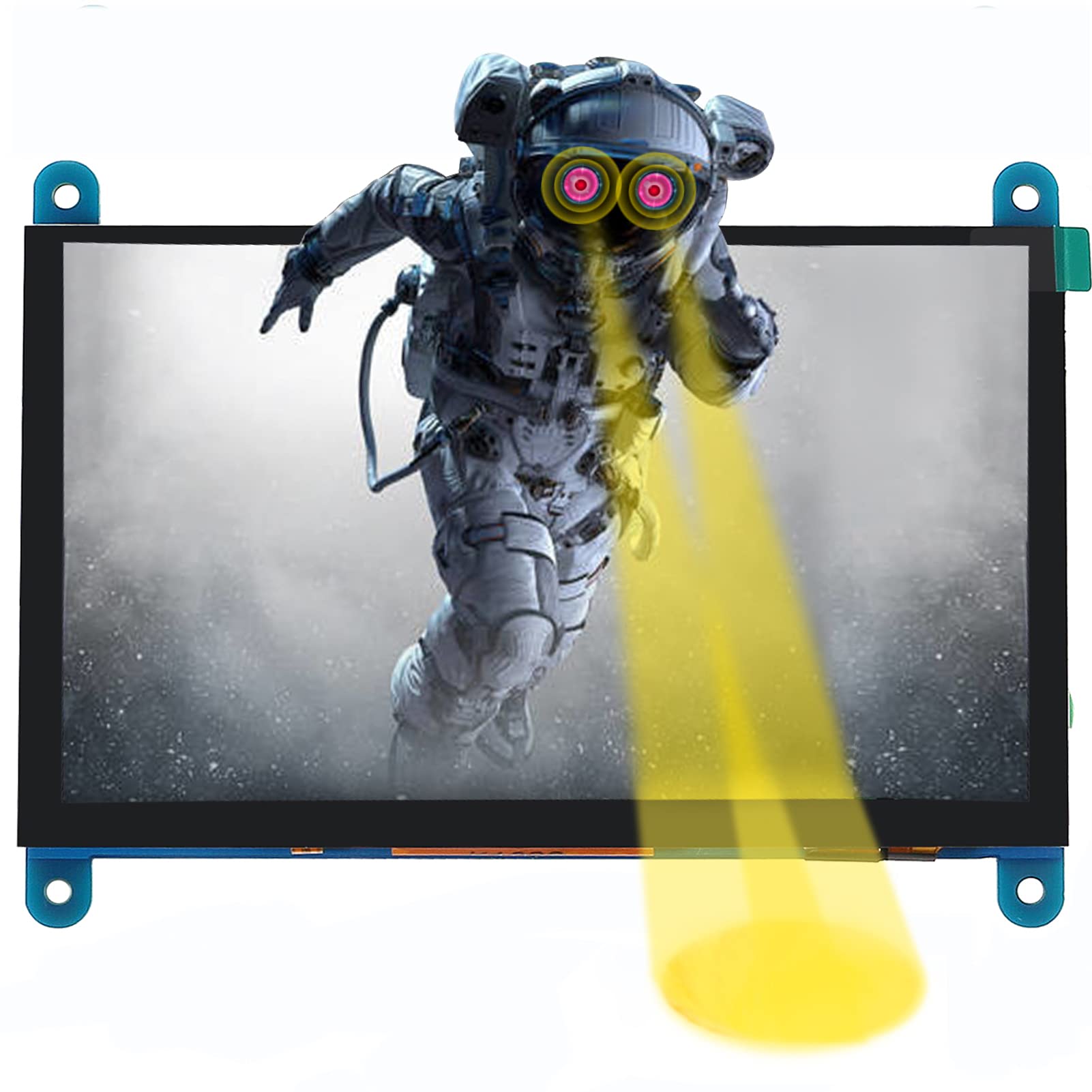 DORHEA 5 inch Raspberry Pi Display Module 5” Touch Screen 800x480 Pixel Touch Screen HDMI Display for Raspberry Pi 4 3 2 Model B RPi 1 B B+ A A+