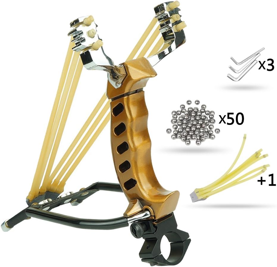 Slingshots Compound Slingshot Stainless Steel Outdoor Catapult Hunting