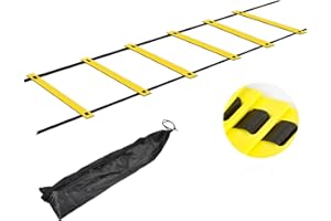 ASENVER Agility Ladder Training Ladder for Football Footwork Exercise Fitness with Carry Bag