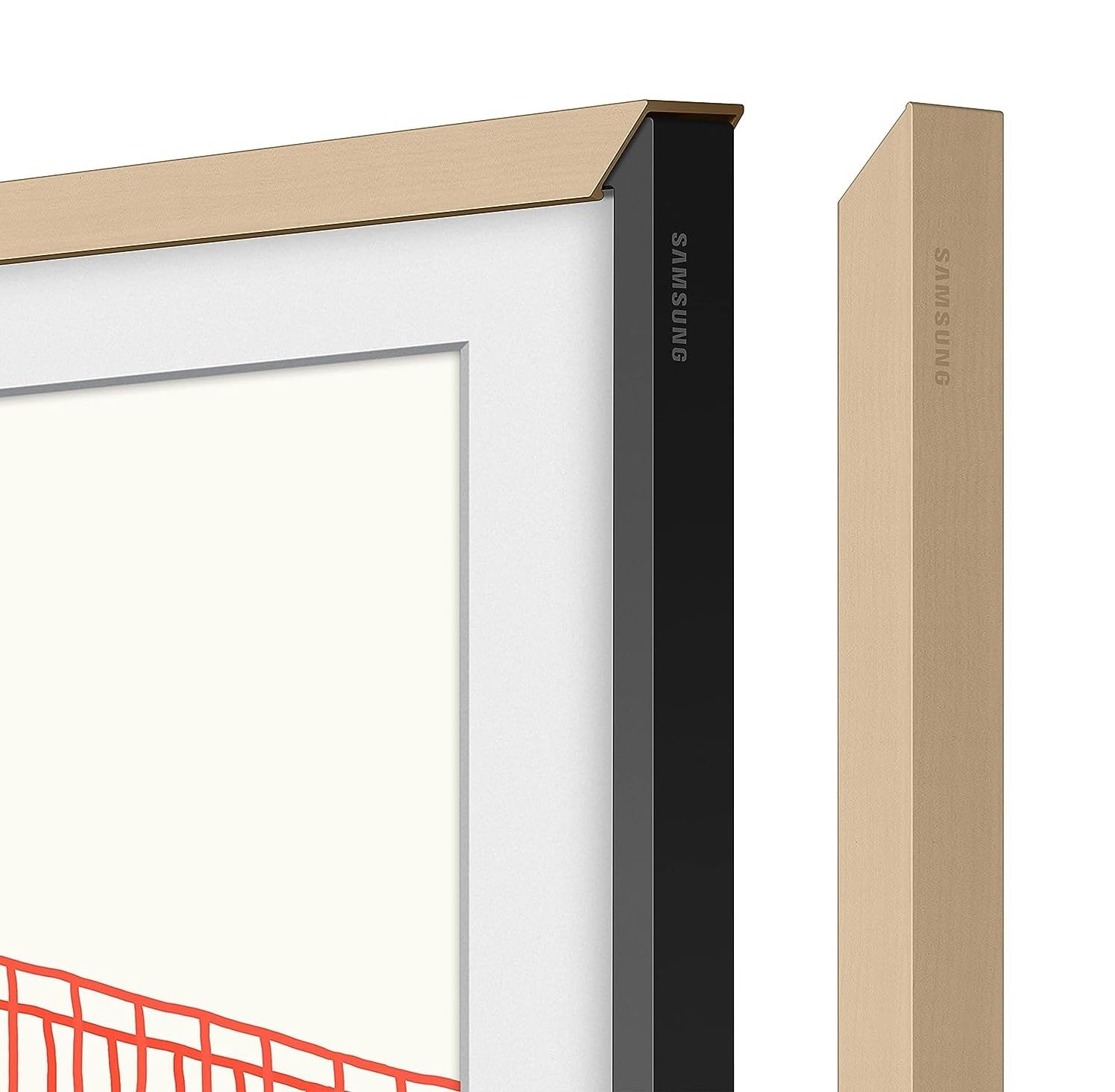 SAMSUNG 85” The Frame Customizable Bezel for