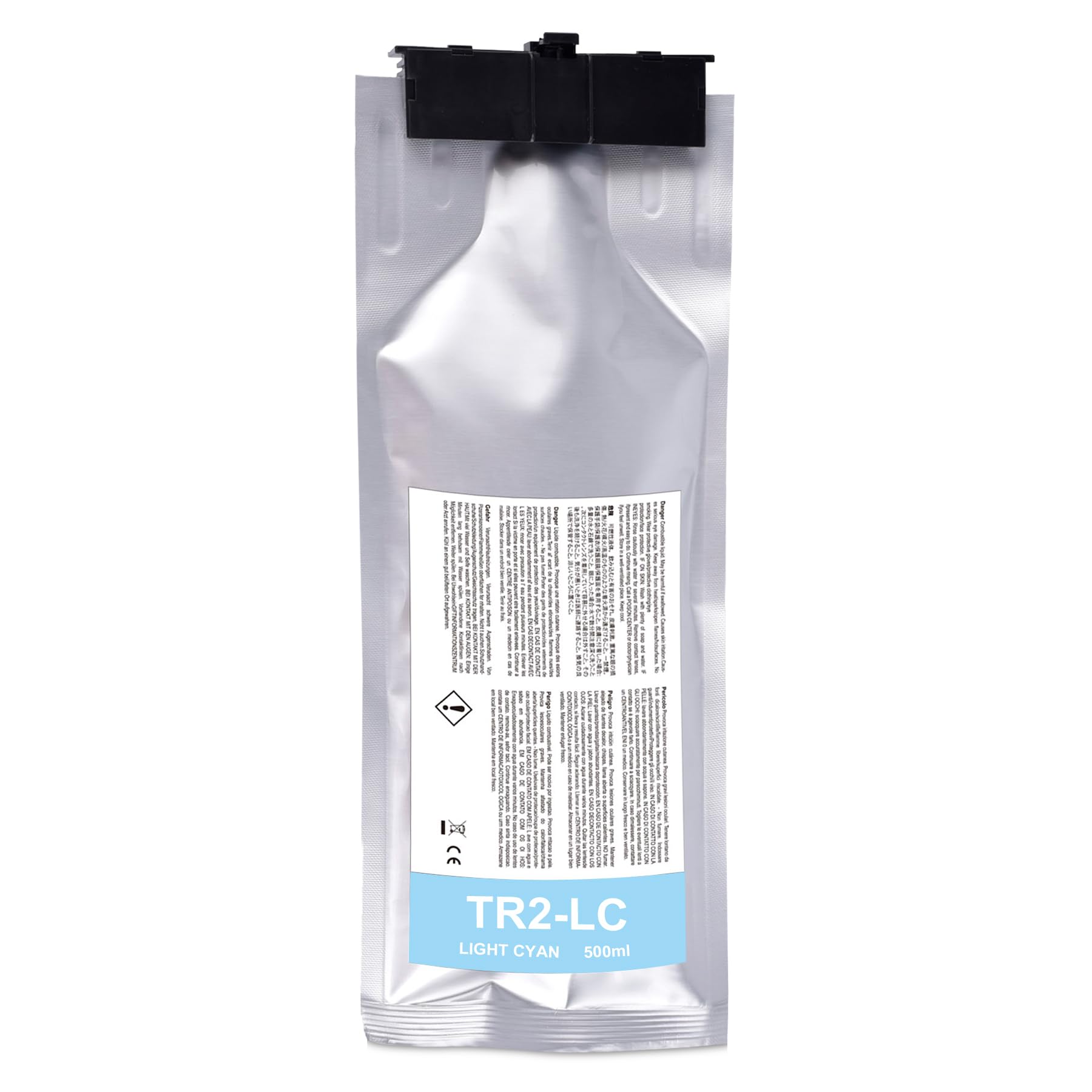 Photo 1 of TR2 Ink Cartridge Replacement for Roland TR2 Ink Light Cyan Compatible for Roland TrueVIS SG-540 Ink Printer SG2-300 SG2-540 SG2-640 SG3-540 VG-540 VG-640 VG2-540 VG2-640 VG3-540 VG3-640 (1 TR2-LC)
