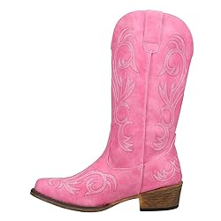 Roper Womens Riley Boot, Pink, 11