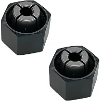 定価18万円　COTTWEILER SS19 SIZE S 1/4-Inch (6.35mm) Collet and Nut Replacement (2-Pack) - Compatible