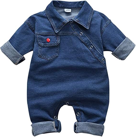 baby jeans romper