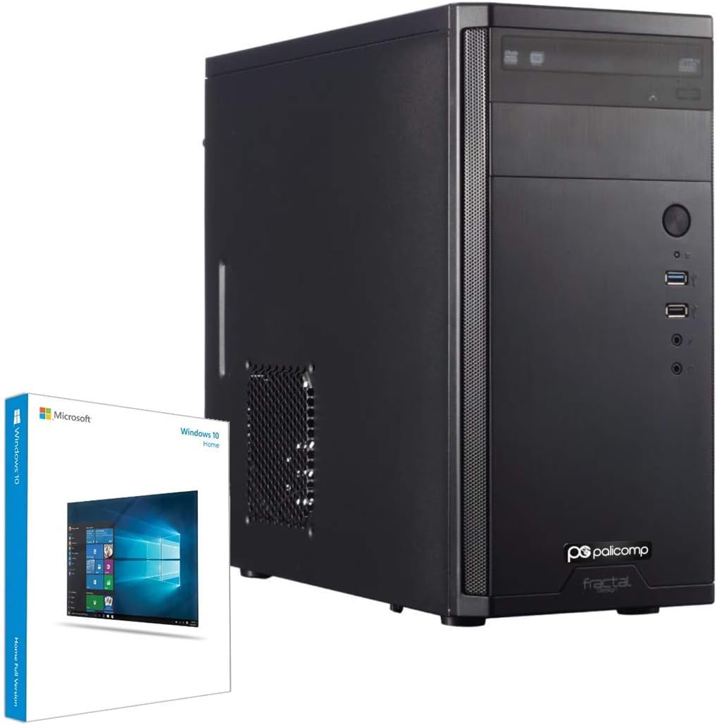 PALICOMP Home Desktop PC Office INTEL Core i7 10700K 3.8Ghz - 5.1Ghz Turbo 8-Core - 16GB DDR4 RAM - 240GB SSD - 2TB Sata3 HDD - Windows 10 - INTEL UHD Graphics - CAS3