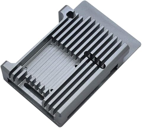 Sansella para Raspberry Pi 4B Modelo B CNC Aleación de Aluminio Carcasa Metal Armor Shell con disipadores de Calor para Raspberry Pi 4B-NO Ventiladores