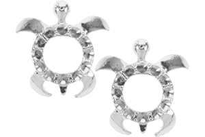 HEALEEP Turtle Shaped Crystal Ball Stand Sphere Holder 1.46X1.38X0.39In Decorative Display Pedestal for Home Tabletop Ornamen