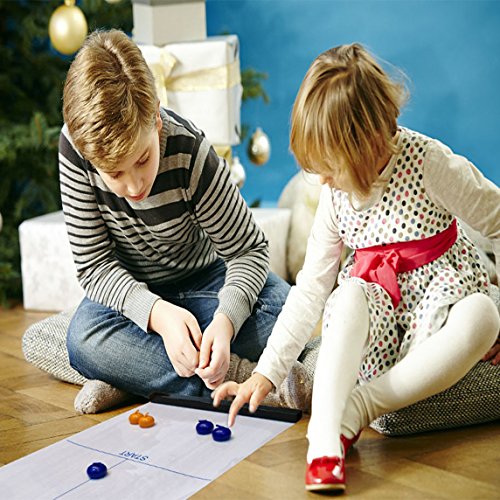 Happy Gift Tabletop Curling Game for Families. Adults vs The Kids in this Novel Fun Family Game,Puzzle Leisure,Best Toys for Kid Indoor or Outdoor (Curling)