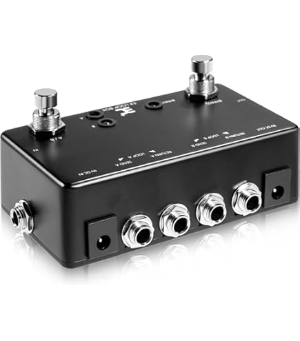 Amazon.com: summina Dual Loop Box Guitar Effects Switcher Pedal, 2