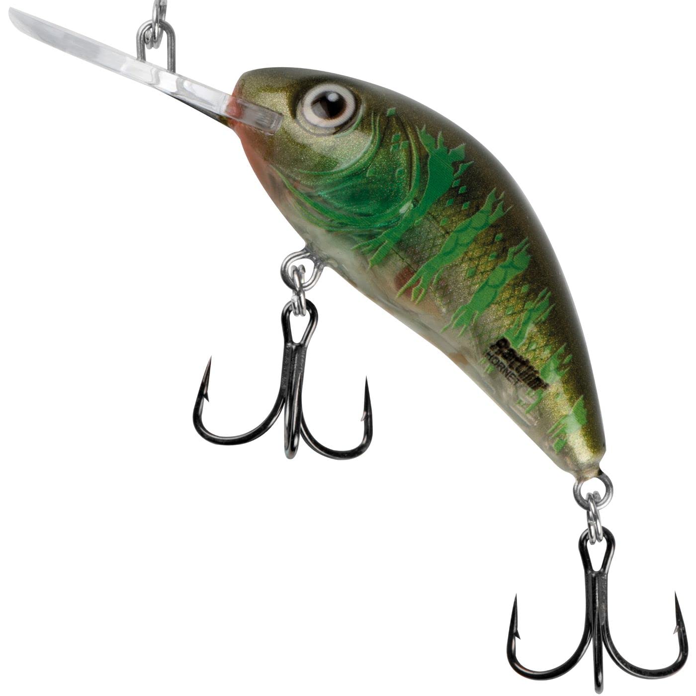 Salmo Rattlin Hornet Floating Wobbler, Salmo Colours: Green Gill Clear, Length / Weight / Running Behavior / Diving Depth: 6.5 cm / 20 g / Floating / 2.5-5.0 m