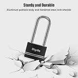 Diyife Padlock with Keys 40mm Long Shackle Aluminum Waterproof Weatherproof view 6