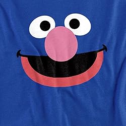 Popfunk Sesame Street Grover Face T-Shirt, Small