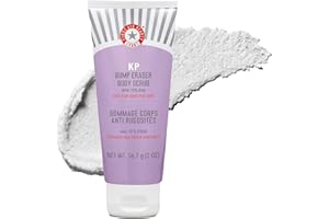 First Aid Beauty - KP Bump Eraser Body Scrub with 10% AHA, Keratosis Pilaris Skin Exfoliator with Glycolic and Lactic acids, 