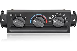 KUTTOLE 16250545 HVAC Heater Climate Control Module for Chevy 1999-2004 S10 2003-2005 Blazer, 1999-2002 GMC Sonoma, 2003-2004 Oldsmobile Bravada A/C Heater Control Panel Switch