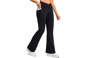 G Gradual Women's Fleece Lined Pants Water Resistant Winter Thermal Flare Leggings Hiking Snow Pants for Women 4 Pockets