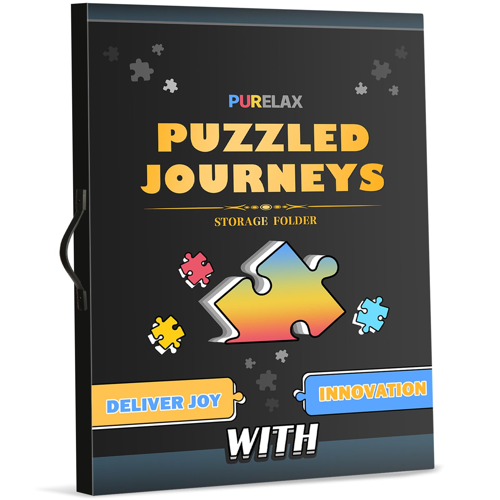 Puzzle Storage Organizer - 1000Pcs Puzzle Savers, Large Capacity Jigsaw Puzzles Organizer Folder Portable with 20 Pockets, Dustproof & Protective Accessory