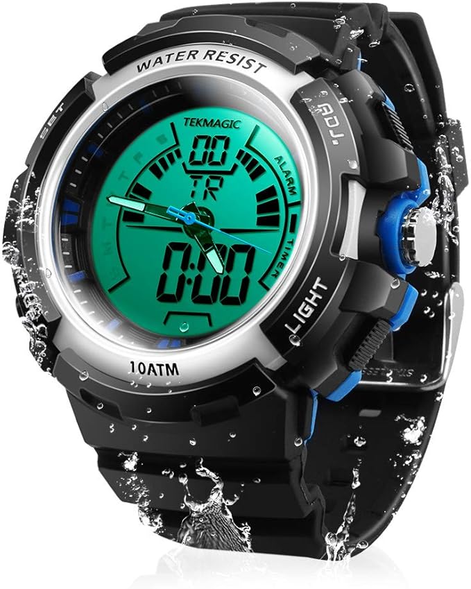 100m Waterproof Submersible Swimming Watch with Alarm and Stopwatch