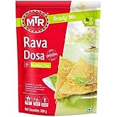 MTR Rava Dosa Mix Instant - Authentic Indian Food, Quick Cook Dosa Batter, Perfect for Indian Breakfast, Lunch, Dinner or Snack Meal, Easy &amp; Tasty Recipe, No Added Preservatives, 500g - Pack of 1
