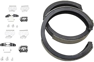 AM AUTOPARTS Rear Parking Emergency Brake Shoe Kit for Chevy GMC Cadillac Buick Olds