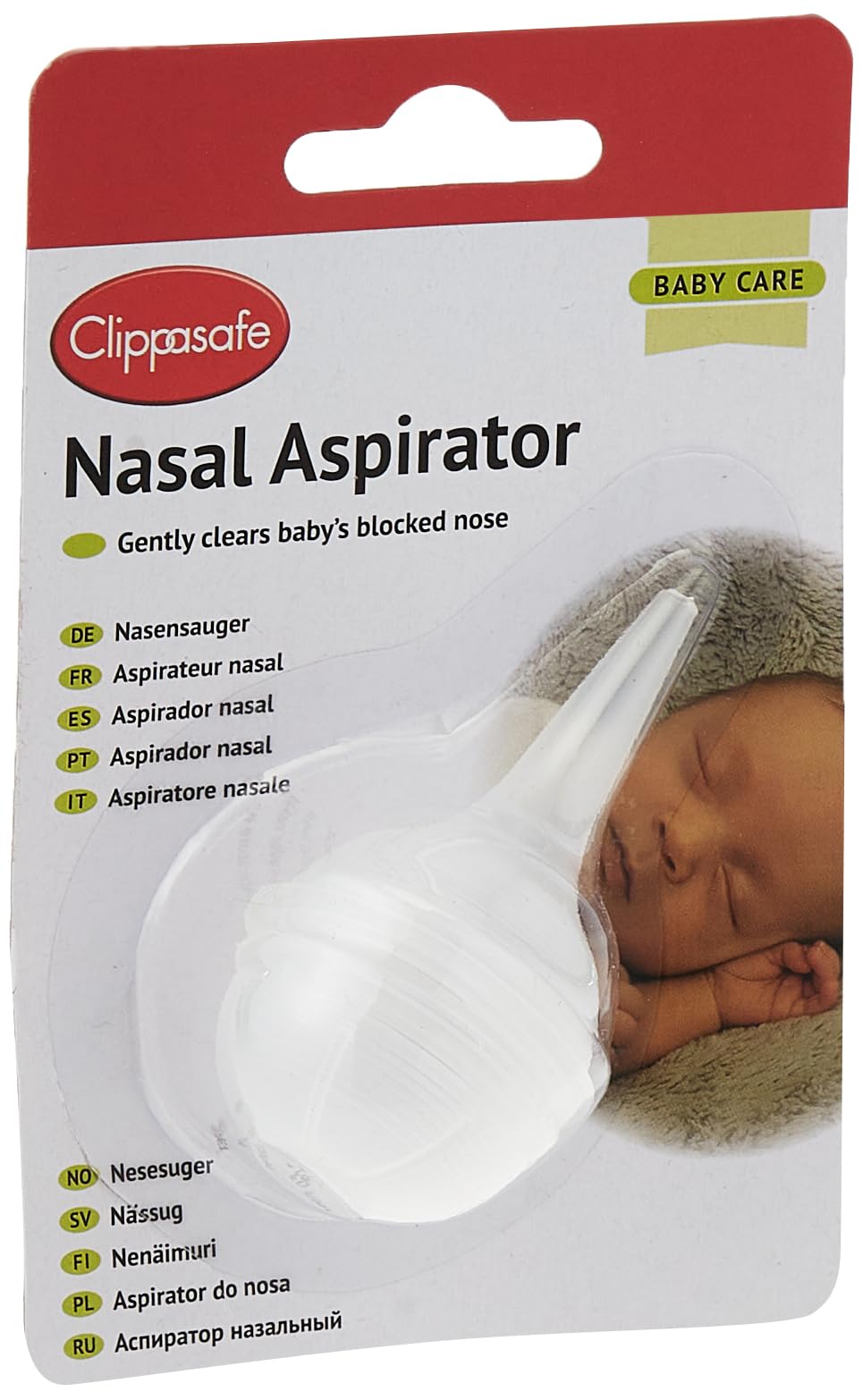 Clippasafe Nasal Aspirator and Ear Syringe Sets - New