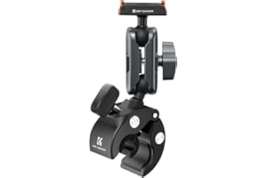 K&F CONCEPT Bike Handlebar Mount with Magnetic Mount, Super Clamp Camera Mount with Quick Release Design, Bicycle Motorcycle 