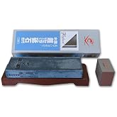 Naniwa Kogyo SS-600 Shrimp Mark, Professional Super Ceramic Whetstone with Base