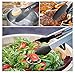 GEEKHOM Barbecue Tongs Grilling Tong for Cooking with Silicone Tips and Locking Head, Non-Slip Non-Stick Kitchen Tong BBQ Tool for Grills Smokers Salad (16 Inch)
