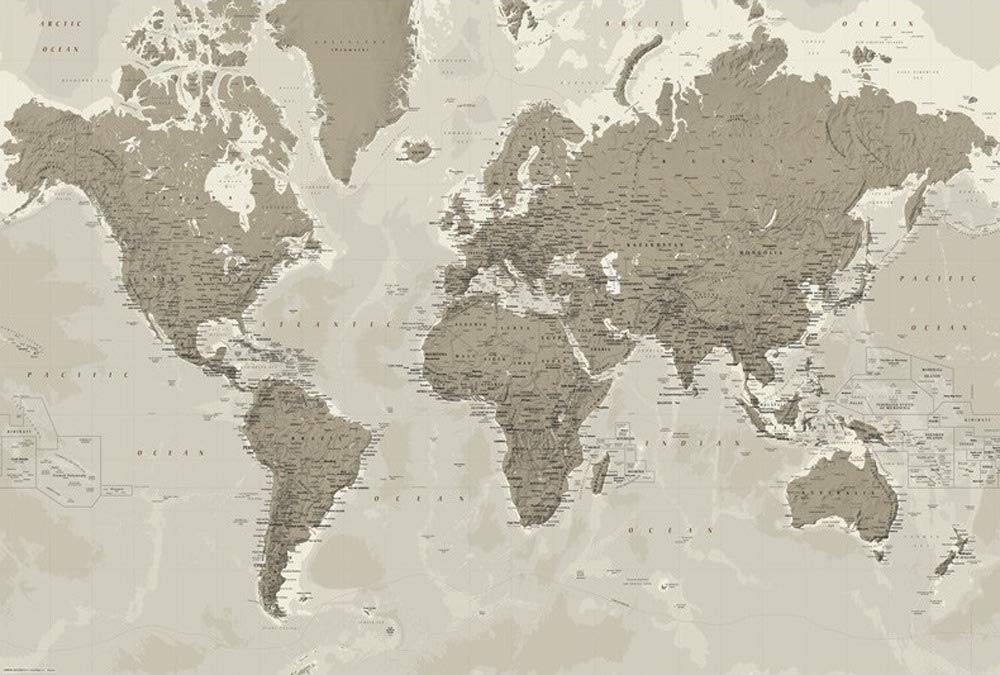 The World. Planisphere Design