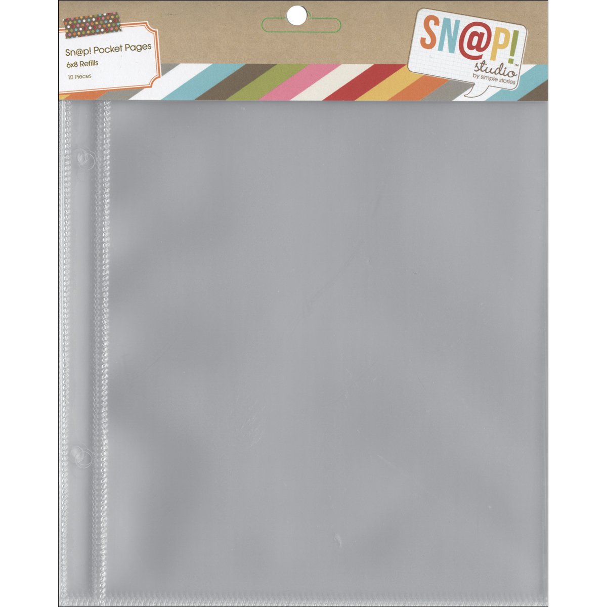 Simple Stories Snap Pocket Pages for Binders, Multi-Colour, 0.38 x 19.05 x 23.87 cm