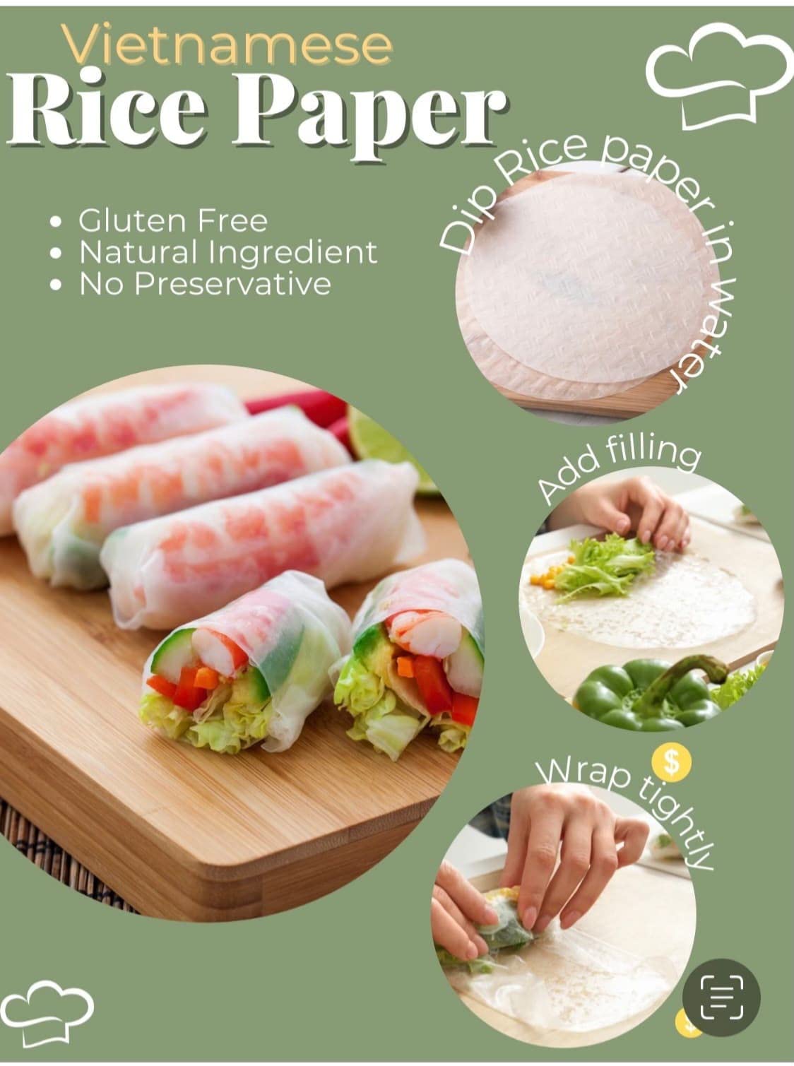 Mua Premium Banh Trang Rice Paper Wrappers for Fresh Vietnamese Spring
