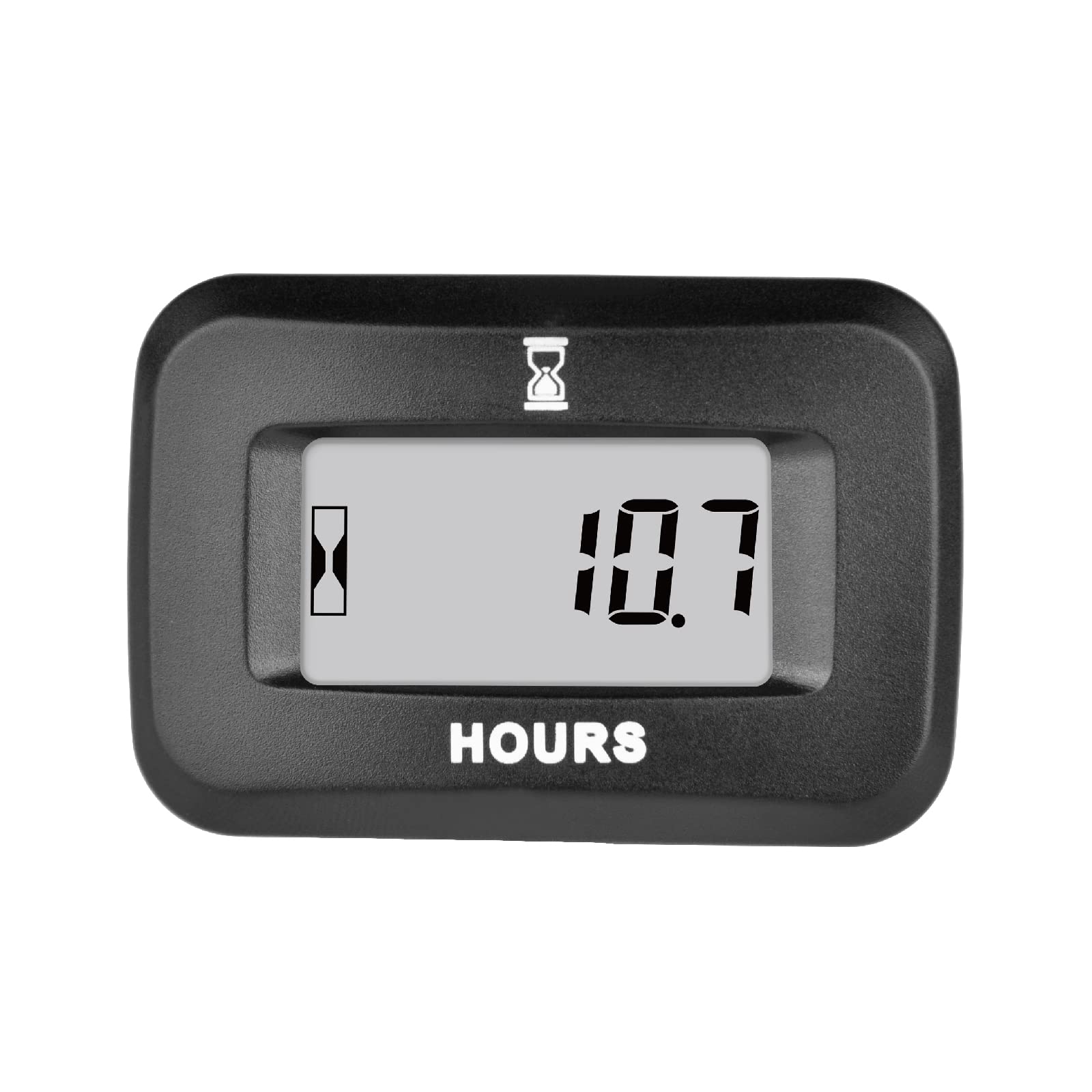HonorMeet Digital DC 5V to 60V Hobbis Hour Meter for Lawn Mower,Maintenance Running Hours Counter,Works on Lawn Mower Tractor Golf Cart Go-kart Forklift and other DC powered equipment. (Normal)