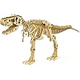 wa-gu-mi Tyrannosaurus Wooden Dinosaur 3D Puzzle - Fun DIY Wood Craft Kits - Ideal Gift for Birthdays and Party Favors