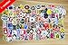 100 Pieces Waterproof Vinyl Stickers for Personalize Laptop, Car, Helmet, Skateboard, Luggage Graffiti Decals (I - section)