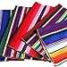 Aneco 2 Pack 14 by 84 Inches Mexican Table Runner Mexican Serape Blanket Cotton Colorful Fringe Table Runners for Mexican Wedding Party Kitchen Outdoor Decorations