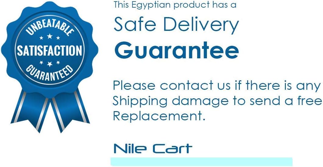 Egyptian Perfume Bottles Wholesale Mix Collection Set of 12 hand Blown Decorative Pyrex Glass 2 -5 in with handmade golden Egyptian decoration for Perfumes & Essential Oils by NileCart: Home Improvement