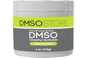 DMSOSTORE DMSO Gel 4.oz Non-diluted 99.995% Low Odor Pharma Grade BPA Free Container