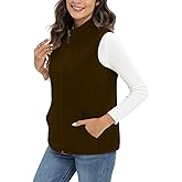 Xeoxarel Women's Fleece Vest with 6 Pockets (XS-2XL)