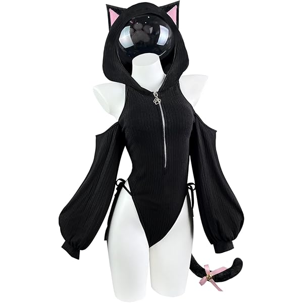 cat dress black Midnight - Black Cat Tutu Costume Set - Sewn 11'' pixie tutu, Black kitty ears headband, removable tail