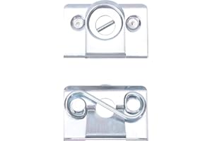 LangPu 1/4 Turn Fastener Saddlebag hardware Receptacles for Harley Davidson Touring Hardbags Saddlebag Bail Mount Receptacles 1993-2015 (Replace#70909-95) (Washers)