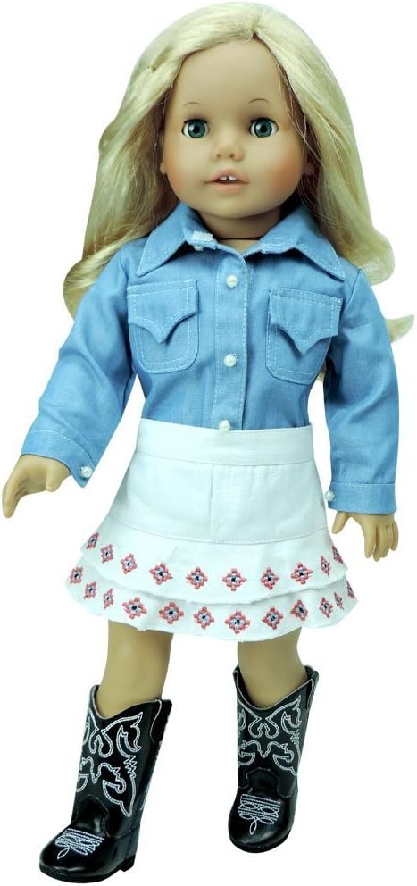 american girl western chambray outfit