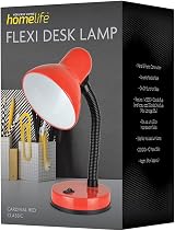 Homelife Classic 35w Flexi Desk Lamp Cardinal Red L958RD view 5