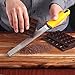 Wuudi Stainless Steel Cheese Zester/Grater Yellow Handle + Safety Cover
