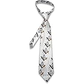 UK EMPIRE GROUP Premium Masonic Master Mason White Ties – Freemason Texas Lodge Neckties Silk Handcrafted
