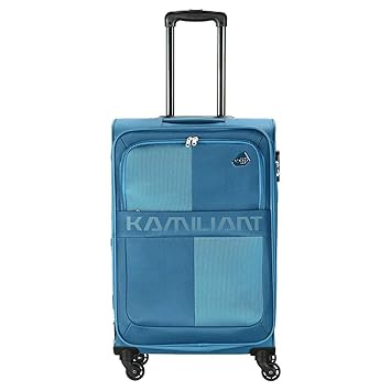 Kamiliant by American Tourister Kam Oromo Polyester 69 cms Teal Blue Softsided Check-in Luggage (KAM Oromo SP 69 cm - T. Blue)