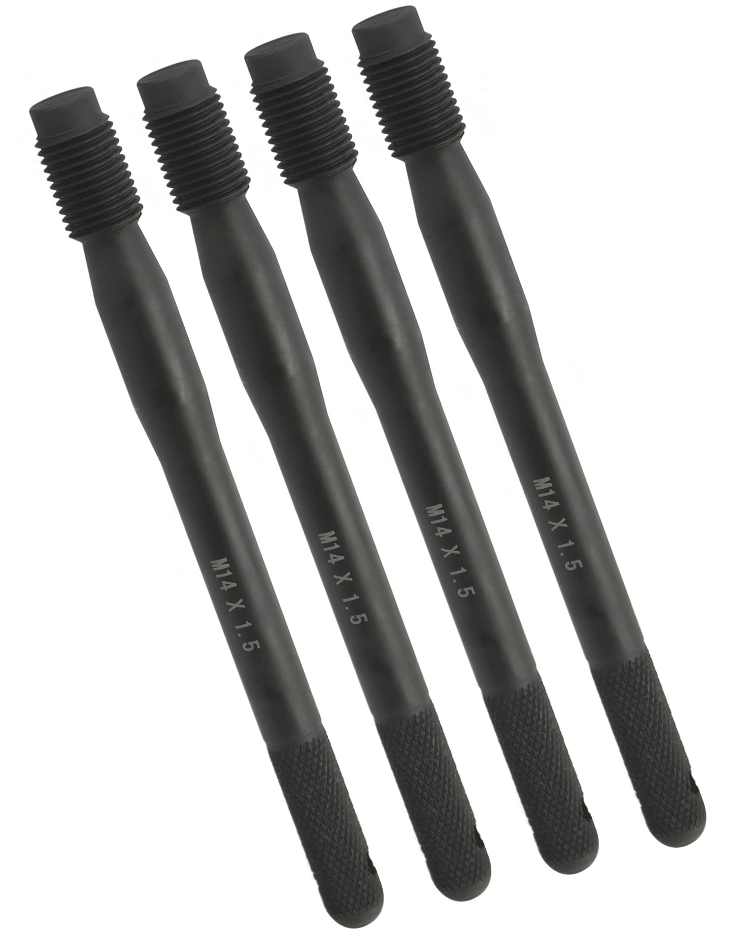 Photo 1 of QWORK Wheel Alignment Pin, 4 Pack, M14 x 1.5 Steel Wheel Hanger Rim Stud Pilot Pin Guide Studs for Changing Tires on Cars