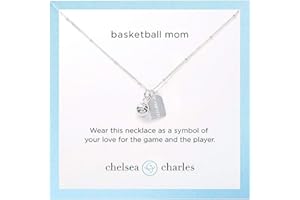 Chelsea Charles Sports Mom Double Charm Necklace, Fashion Jewelry Gift for Women