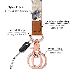 Rimilak Wristlet Keychain, Wrist Lanyard Key Chain
