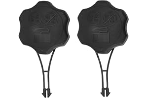 Fuel, 2pcs Fuel Gas Tank Cover, 594061 Fuel Tank Filler Gas Replacement, Compatible with Tether 675Exi 725Exi Series Engines,