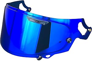 STABLENEINO Regent-X Replacement Helmet Visor Compatible with RX7X VAS-V MAX Quantum-X Corsair-X UV Protection Anti-Scratch Wearproof Shield Universal Face Shield Accessories(Sapphire Blue)
