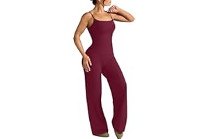 OMKAGI Workout Sets for Women Padded Tank Tops Matching Straight Leg Yoga Outfits